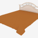 Modelo 3d Cama de casal com acabamento leve (1770x1137x2097) - preview