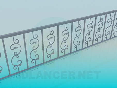 3d model Fence - preview