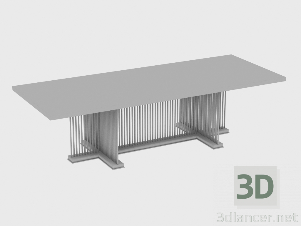 modello 3D Tavolo da pranzo SCHUBERT TABLE (280X110XH75) - anteprima