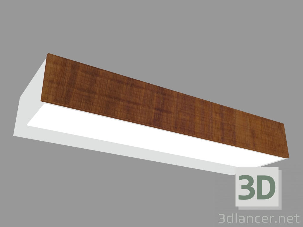 Modelo 3d Lâmpada de parede MINI-LOOK APPLIQUE WOOD ÚNICA EMISSÃO L 220mm (L9201W) - preview