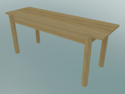 Banc en bois linéaire (110 cm)