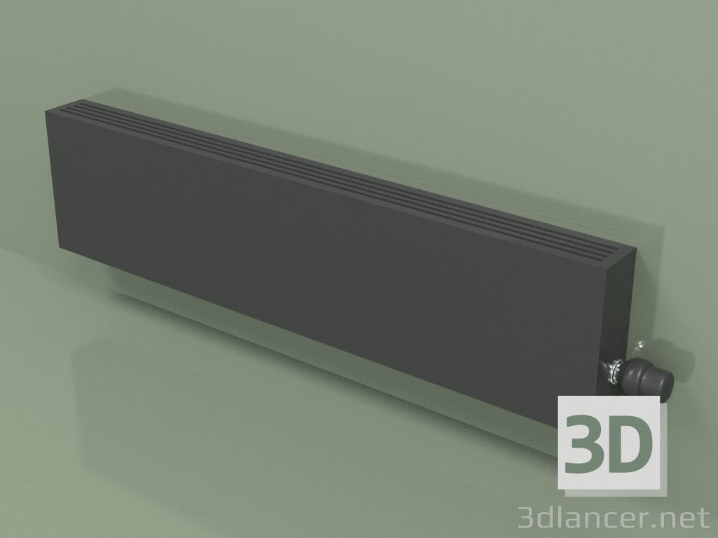 3d model Convector - Aura Slim Basic (240x1000x80, RAL 9005) - preview