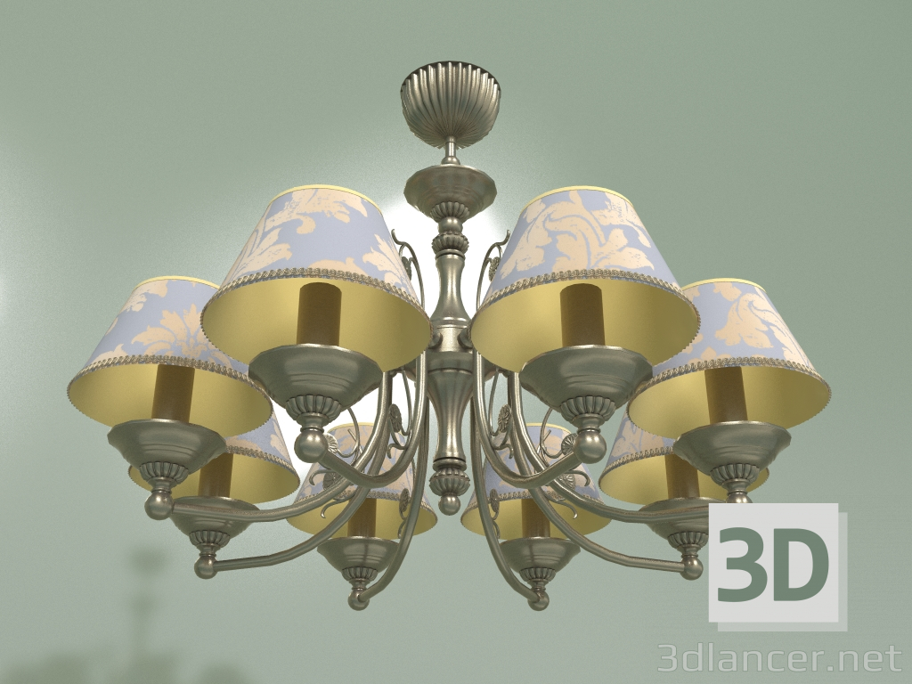 modello 3D Lampadario CASAMIA ABAZUR CAS-ZW-8 (PA) - anteprima