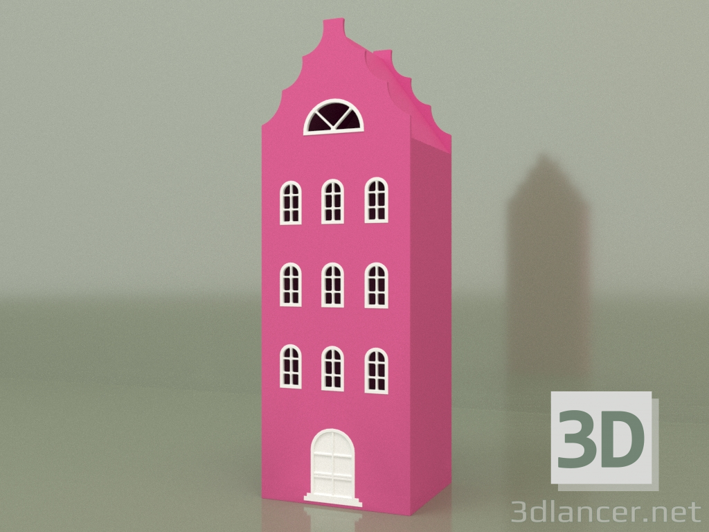 modèle 3D Maison de garde-robe XL-9 (Rose) - preview