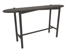 Table console KT 01 (1400x340x750, bois brun foncé)