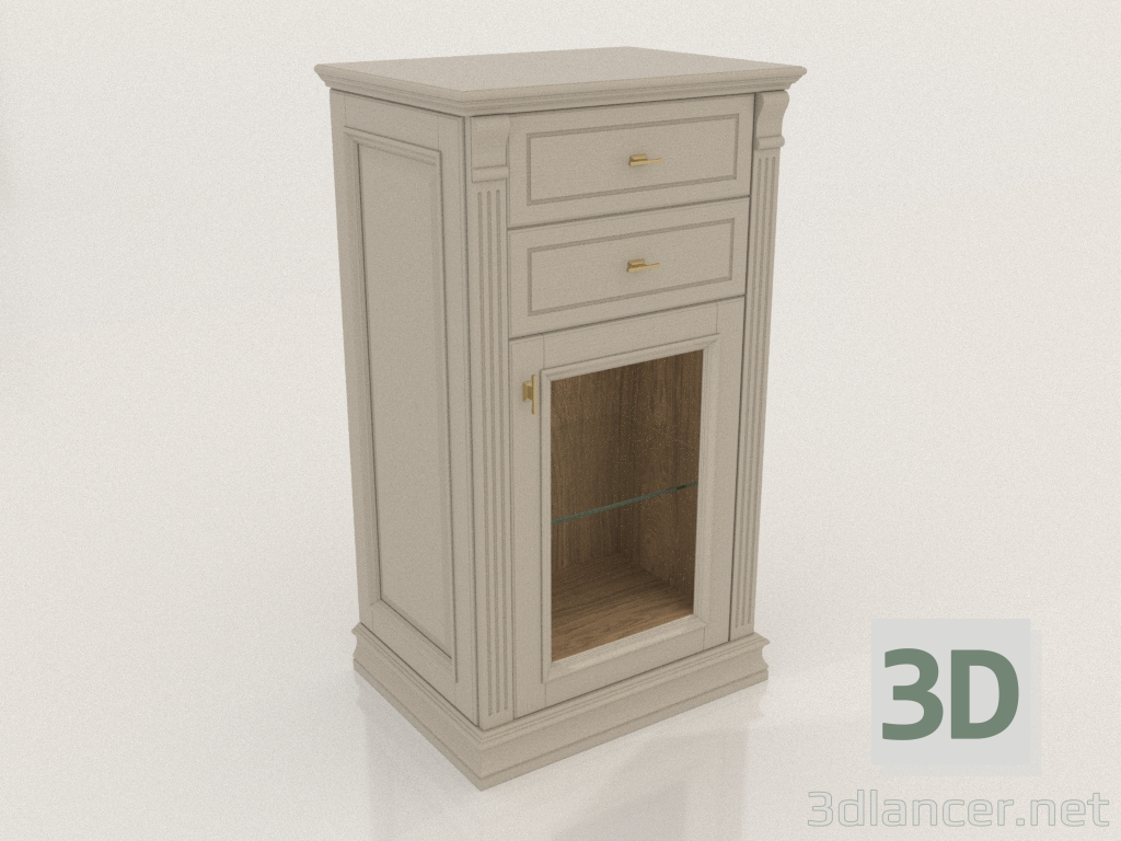 3d model Cajonera pequeña (Pastel) - vista previa