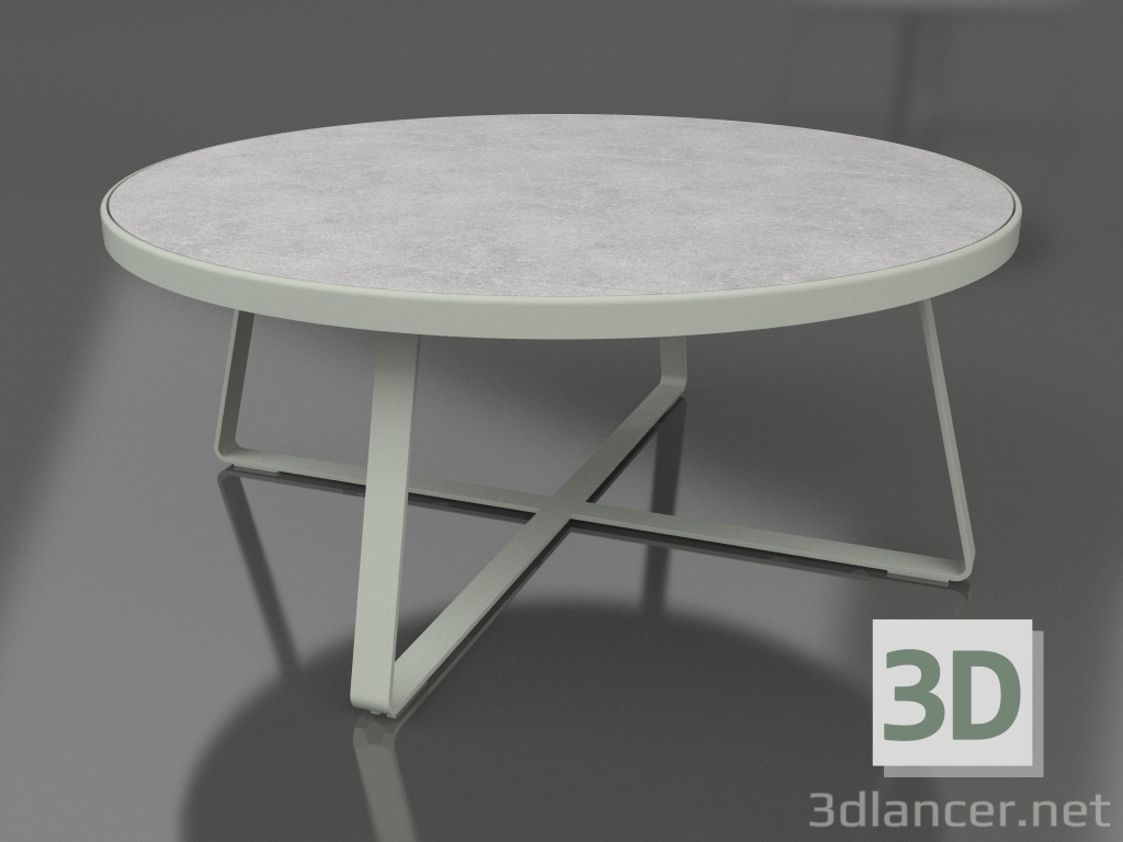 3d модель Стол обеденный круглый Ø175 (DEKTON Kreta, Cement grey) – превью