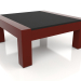 Modelo 3d Mesa lateral (vinho tinto, DEKTON Domoos) - preview