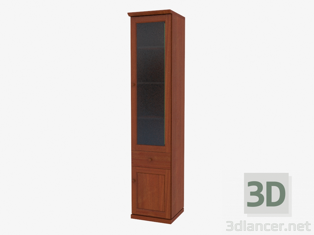 3D modeli Kitaplık dar (4821-25) - önizleme