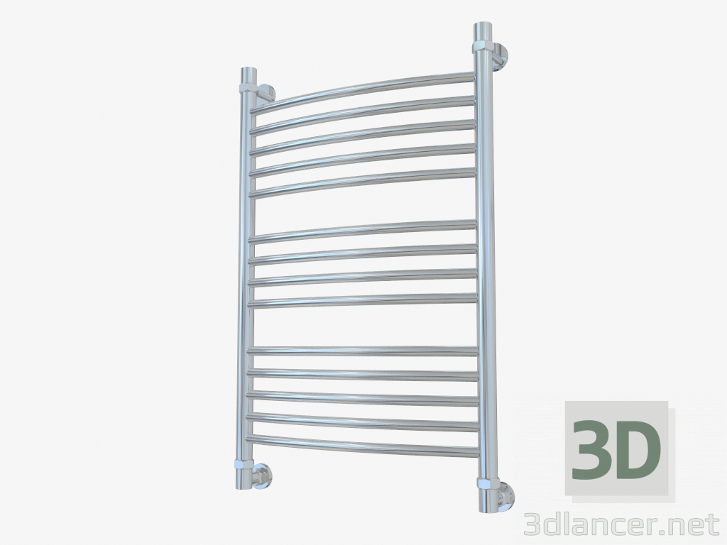 3d модель Полотенцесушитель Богема изогнутый (800x500) – превью