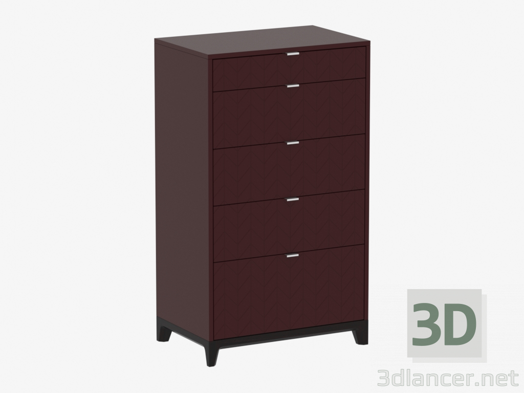 3d model High cabinet CASE (IDC022003128) - preview