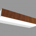 3D Modell Wandleuchte MINI-LOOK APPLIQUE WOOD DOUBLE EMISSION L 220mm (L9202W) - Vorschau