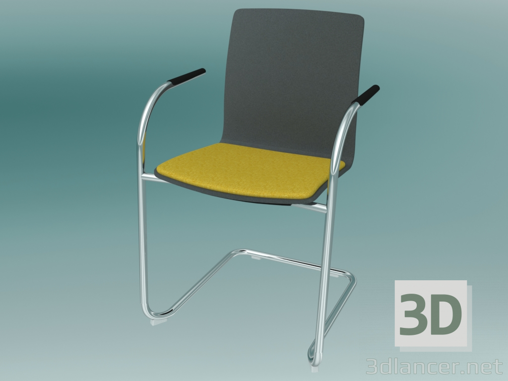 modèle 3D Chaise pour visiteurs (K22V1 2P) - preview