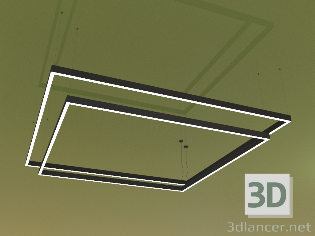 3D modeli Armatür KVADRATO DUO (2565 mm) - önizleme