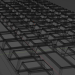 teclado 3D modelo Compro - render