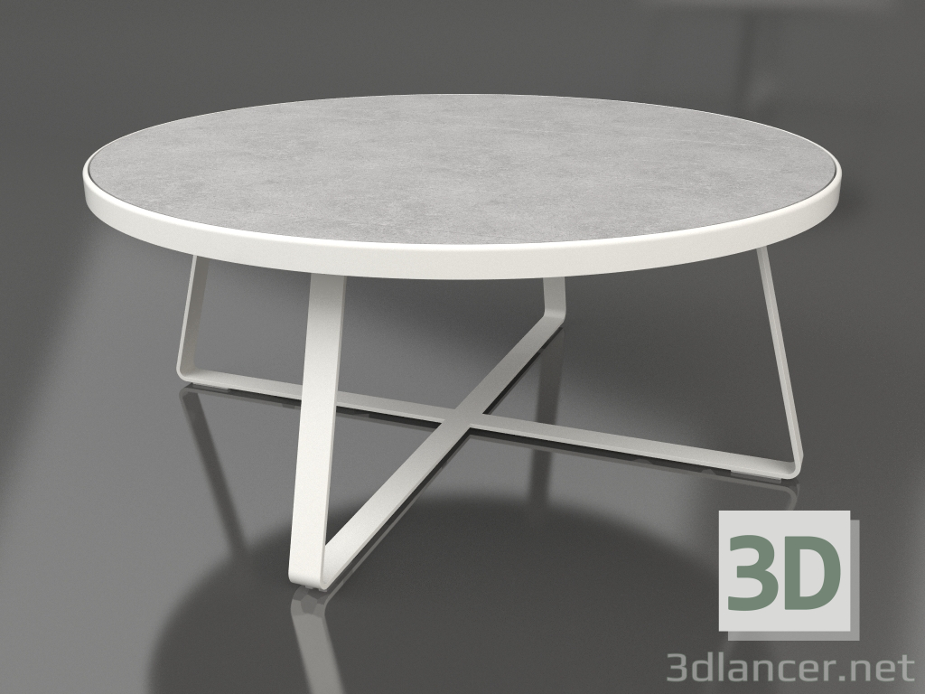 3d модель Стол обеденный круглый Ø175 (DEKTON Kreta, Agate grey) – превью