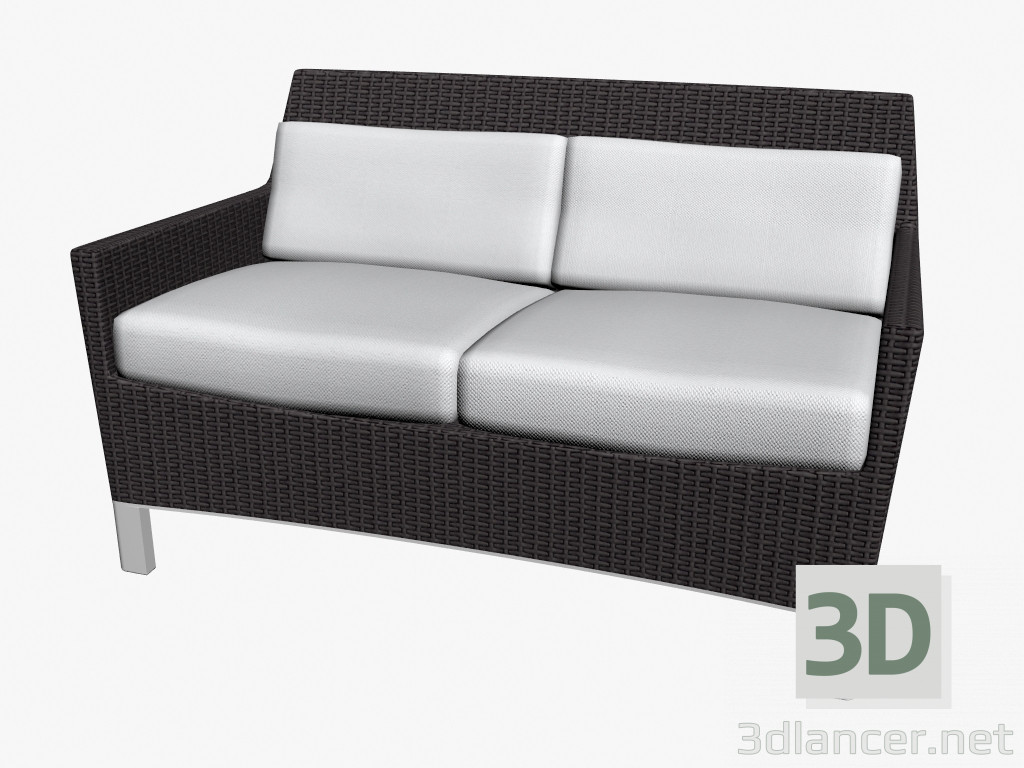 Modelo 3d Sofá-cama duplo - preview