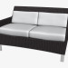 3D Modell Doppel-Sofa-Bett - Vorschau