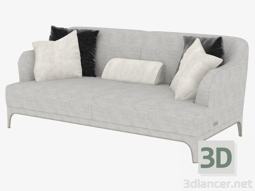 3d model Sofá doble moderno Oscar (208х98х89) - vista previa