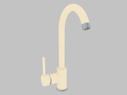 Washbasin mixer with spout U - sand Nemezia (BEN 762M)