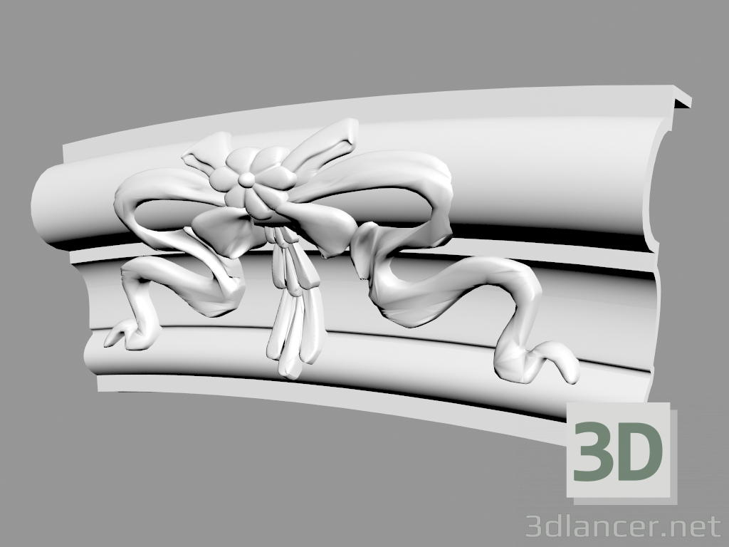 3d модель Круговий бордюр (вставка) LR3073-F (RL) – превью