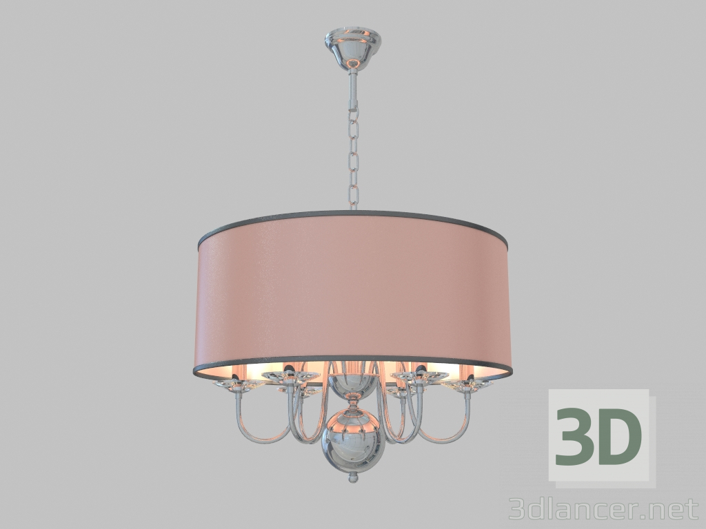 modèle 3D Lustre (1316C marron) - preview