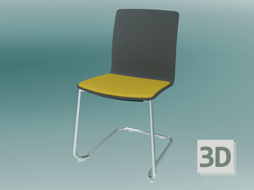 3D Modell Besucherstuhl (K22V1) - Vorschau