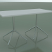 Modelo 3d Mesa retangular com base dupla 5702, 5719 (H 74 - 69x139 cm, branco, LU1) - preview