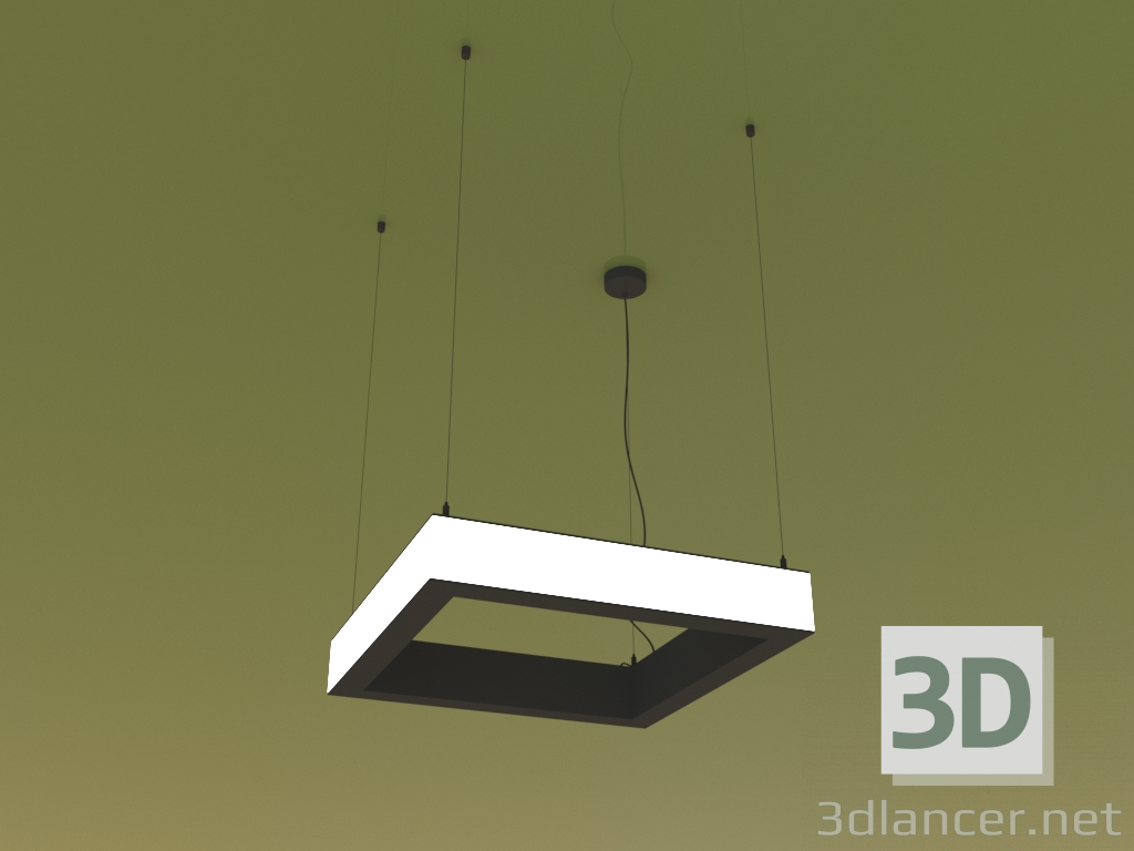 Modelo 3d Luminária LADO KVADRATO (430 mm) - preview