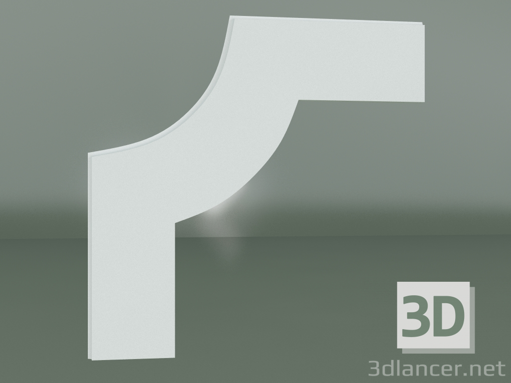 Modelo 3d Elemento de decoração de estuque ED111 - preview