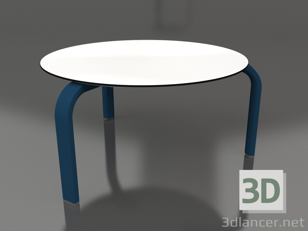 Modelo 3d Mesa de centro redonda Ø70 (azul cinza) - preview