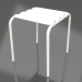 3d model Low stool. Side table (White) - preview