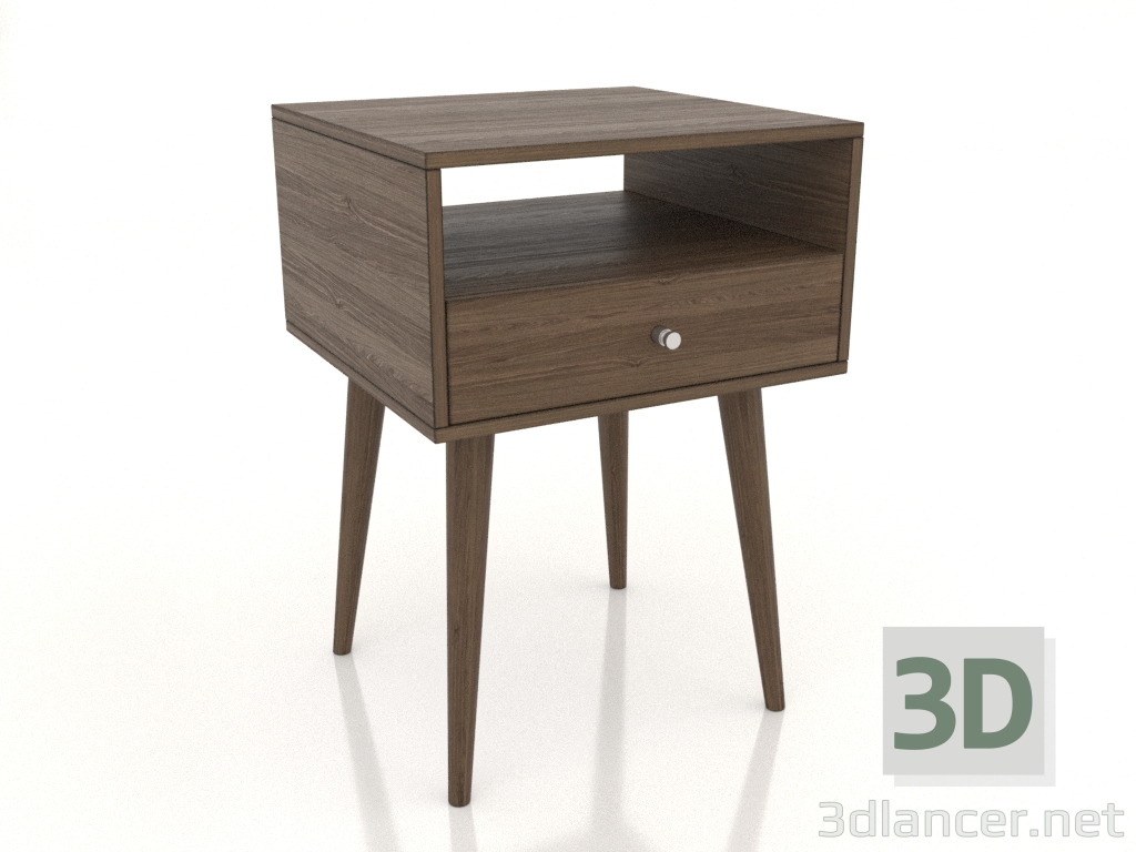 3d model Mesilla de noche 400 mm (nogal fresno aclarado) - vista previa