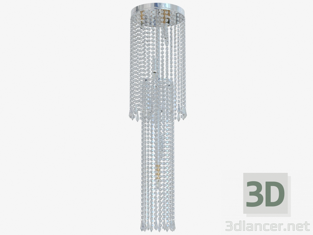 modèle 3D Verre Luminaire de plafond (C110231 8) - preview