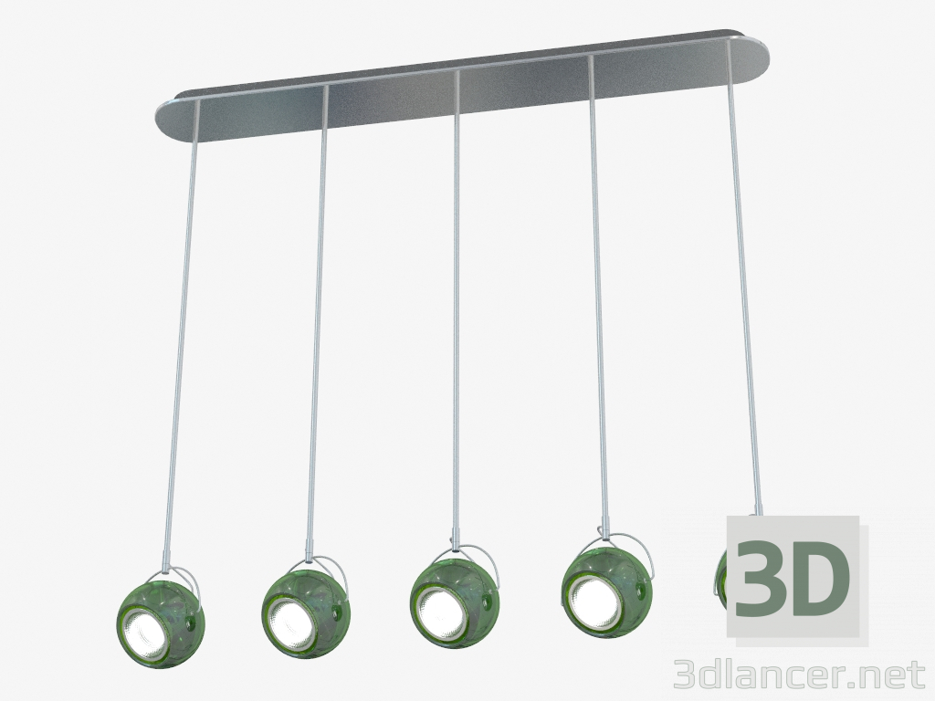 3d модель Светильник потолочный D57 A15 43 – превью