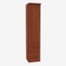 3d model The bookcase is narrow (4821-23) - preview