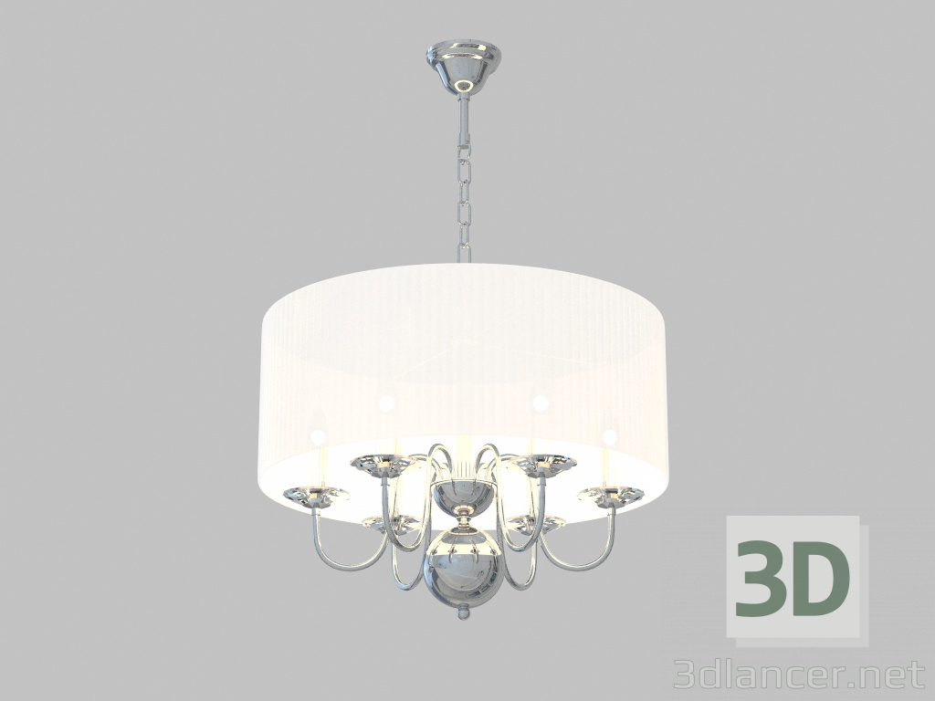 modèle 3D Lustre (1316C blanc) - preview