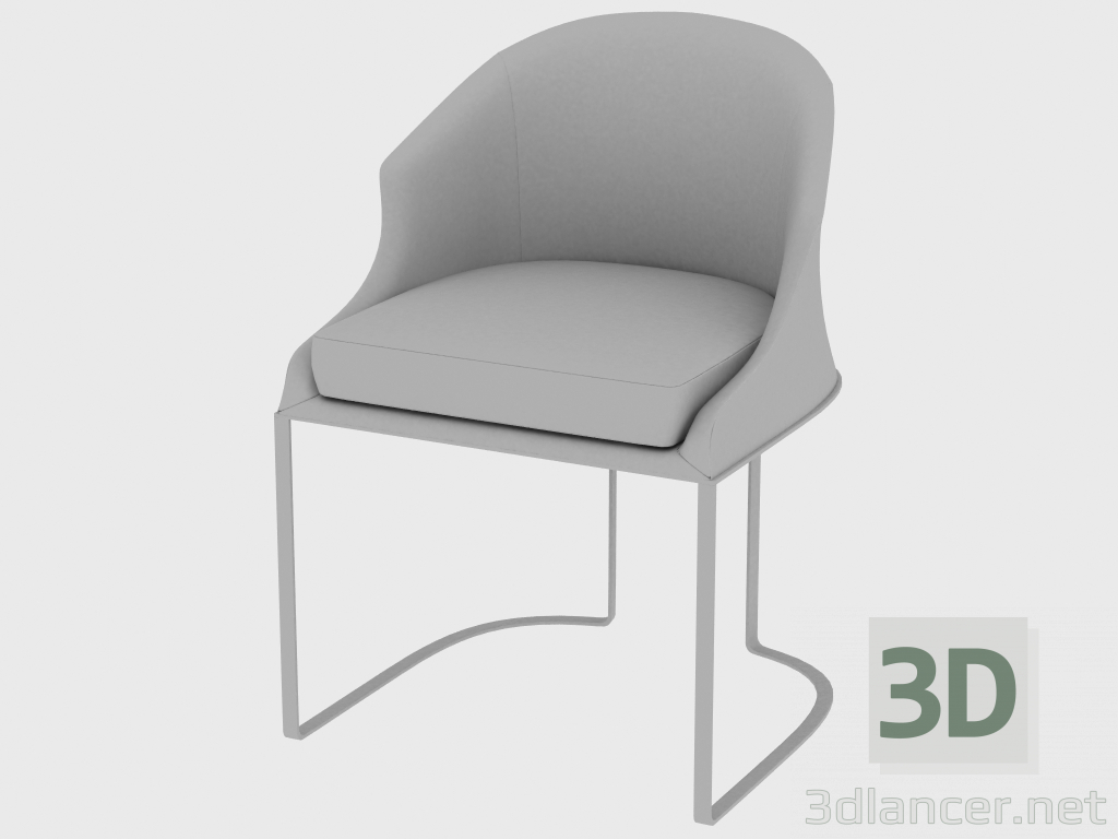 modello 3D Sedia DAPHNE CHAIR (56X55XH82) - anteprima