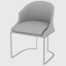 3d модель Стул DAPHNE CHAIR (56X55XH82) – превью