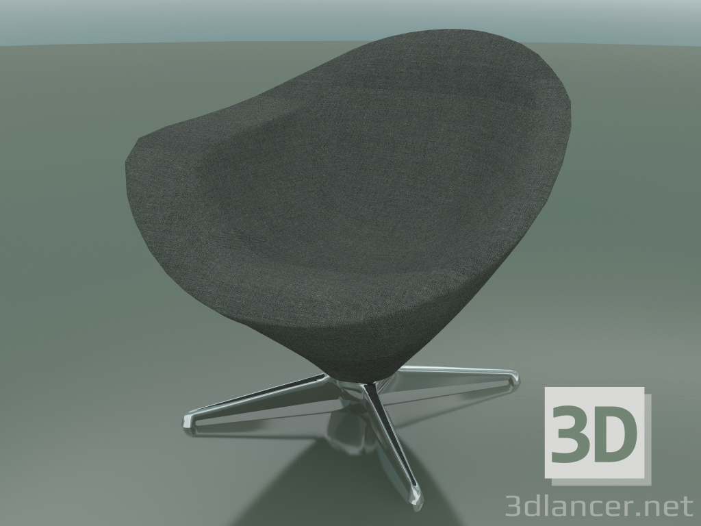 3d model Fabric upholstered chair PETIT - preview