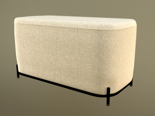 3D मॉडल "पौफ पवई 80 सेमी"