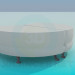 3d model Double ottoman - preview