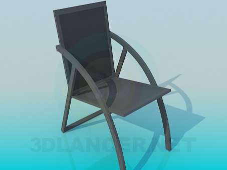 3d model Silla del porche - vista previa