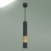 3d model Pendant lamp DLN001 MR16 (black matt-gold) - preview