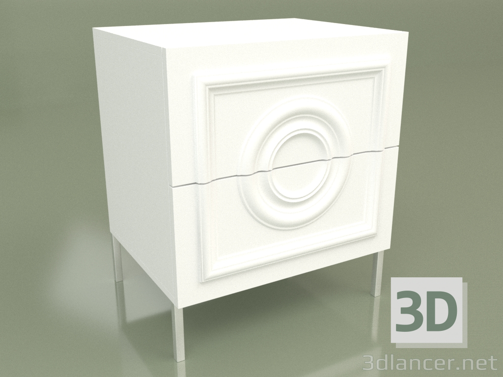 modello 3D Comodino TSR1-01 - anteprima