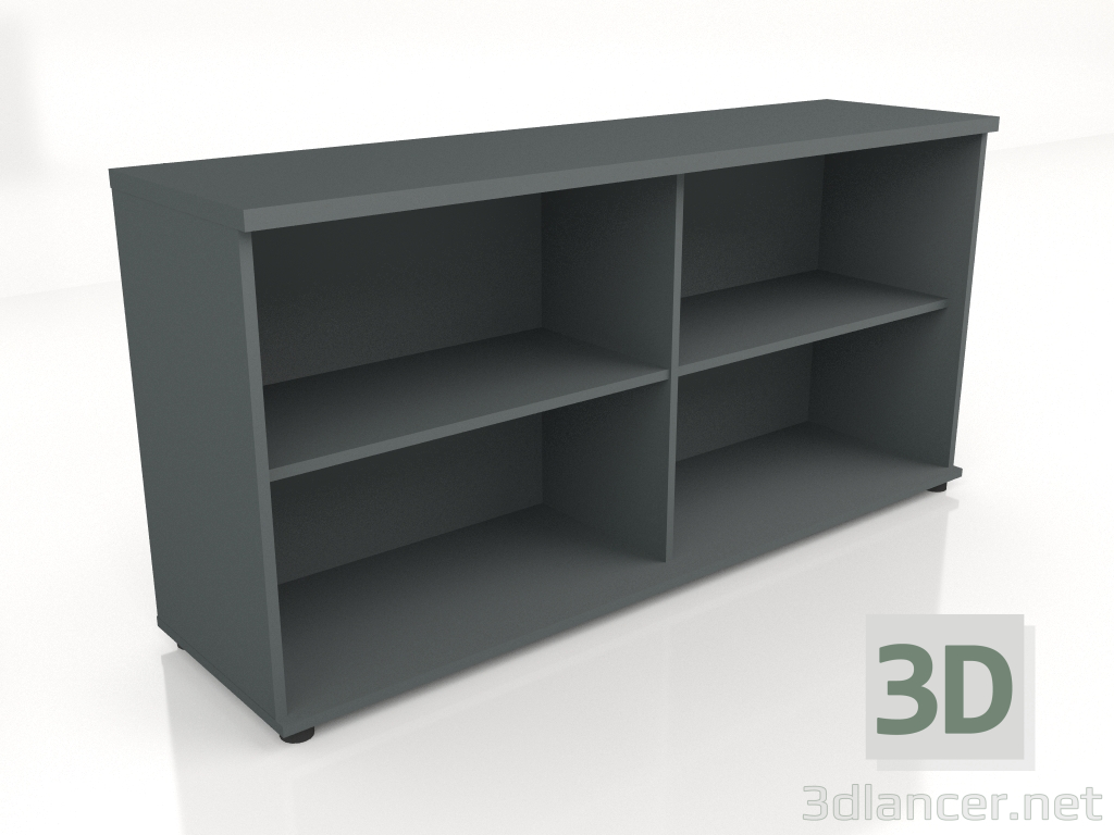 3d model Bookcase Standard A2508 (1600x432x777) - preview