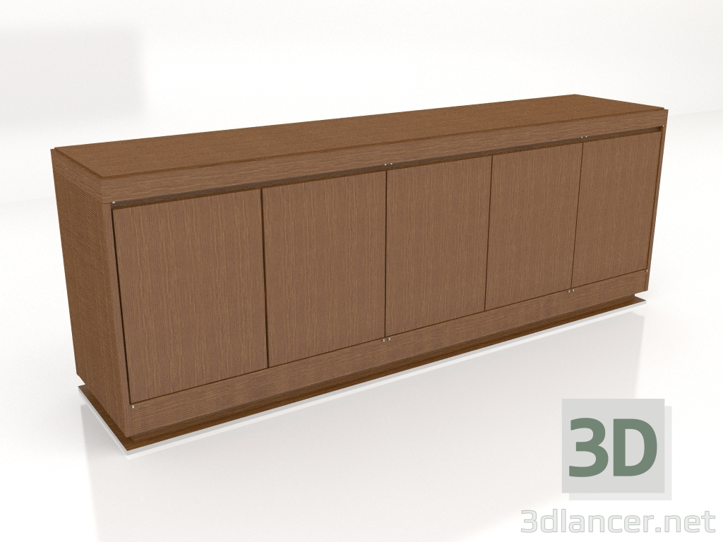 3d model Chest of drawers ICS Credenza 224 - preview