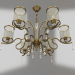 3d model Faust chandelier (FR2300-PL-06-BZ) - preview