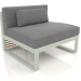 3D Modell Modulares Sofa, Abschnitt 3 (Zementgrau) - Vorschau