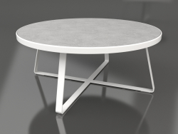 Table à manger ronde Ø175 (DEKTON Kreta, Blanc)